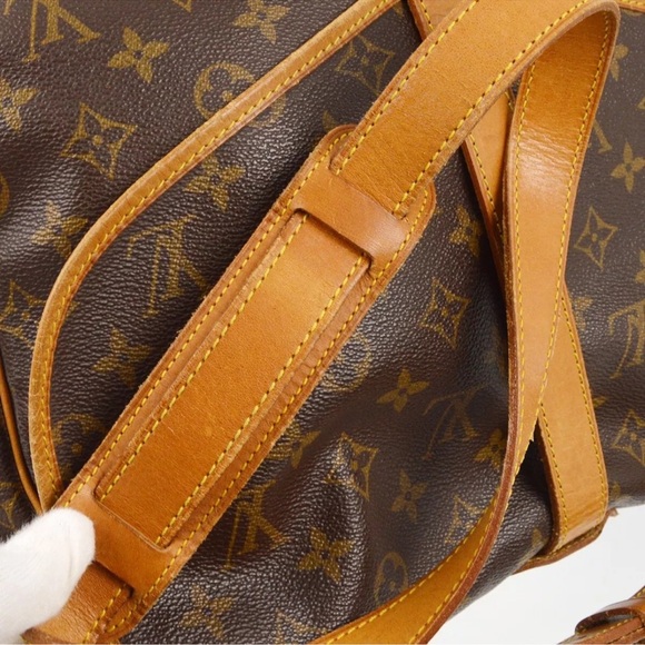 💎✨Authentic✨💎Louis Vuitton Monogram Saumur 35 Shoulder Bag Brown - Picture 8 of 9